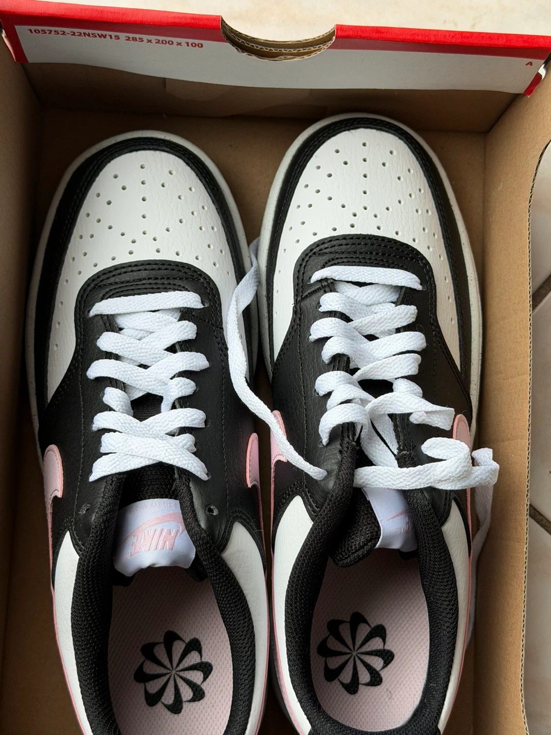 Nike Court Vision Low Next Nature Women's Shoes Black Pink White - photo 2