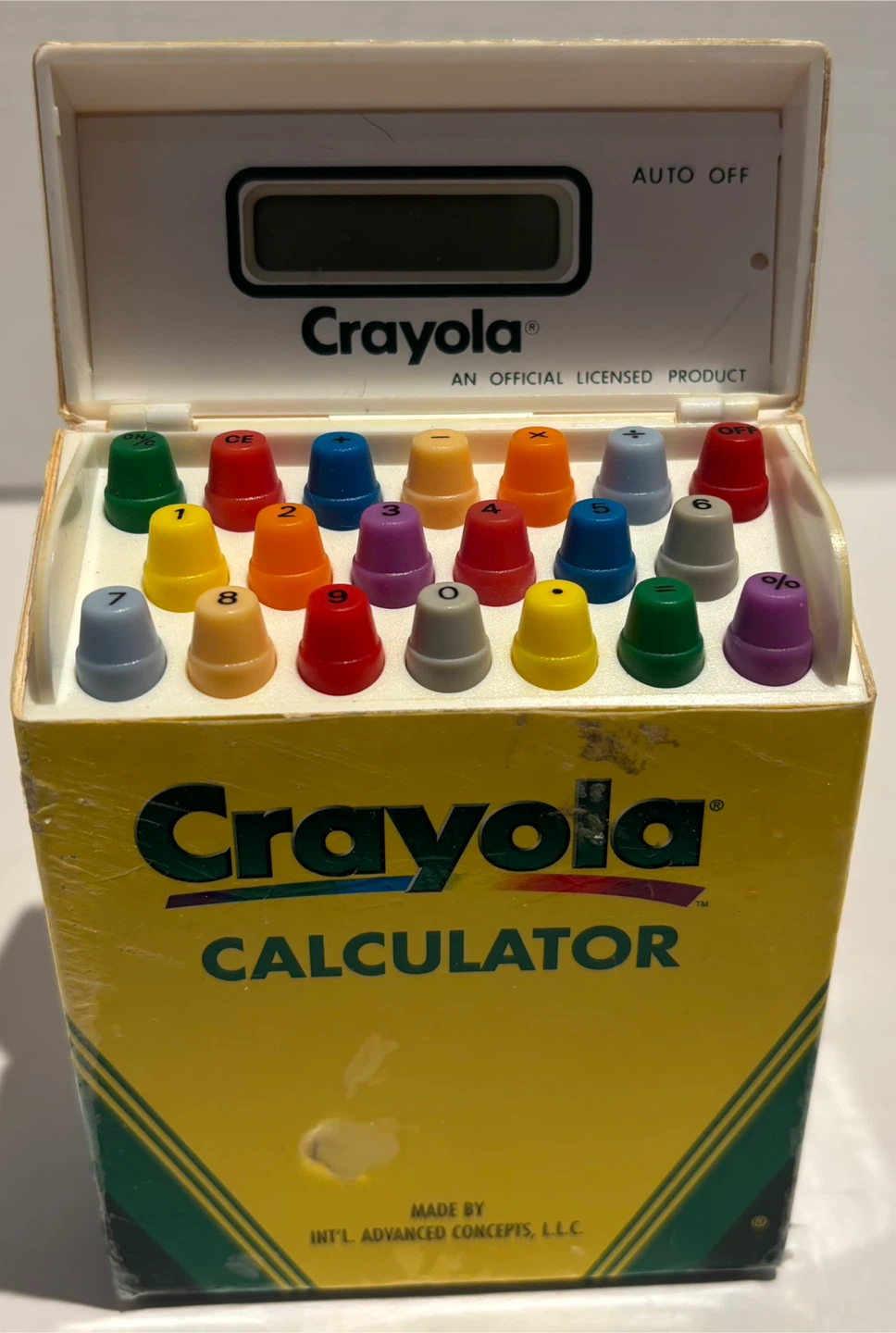 Vintage 1994 Crayola Calculator  - Tested Working - photo 2