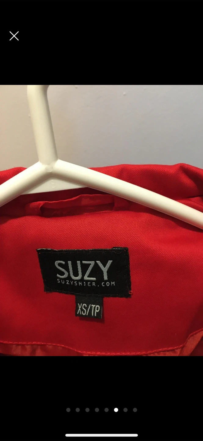 Red Suzy Trench Coat - XS/TP - photo 2