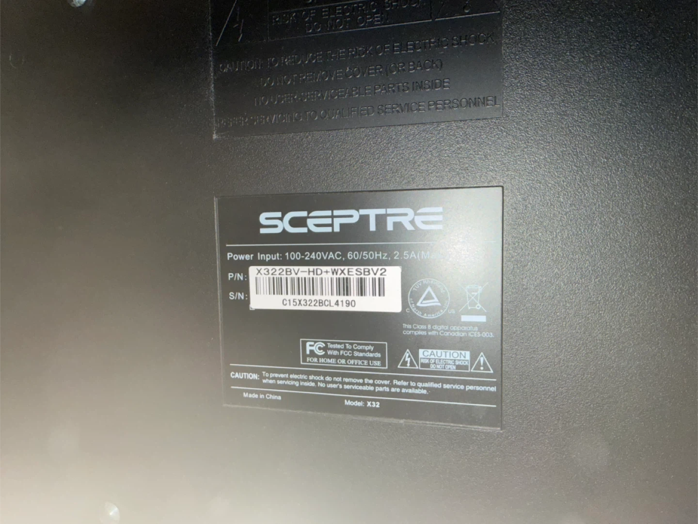 Sceptre 32" HD TV - photo 3