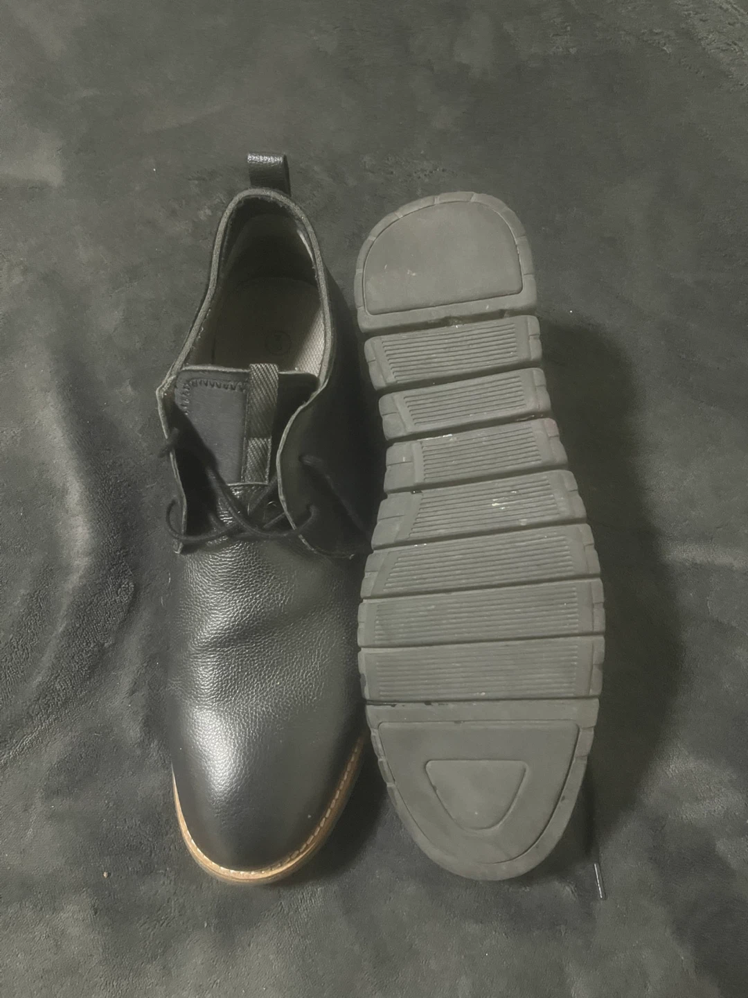 Hush Puppies Black Leather Casual Shoes Men's Size 13 - photo 3
