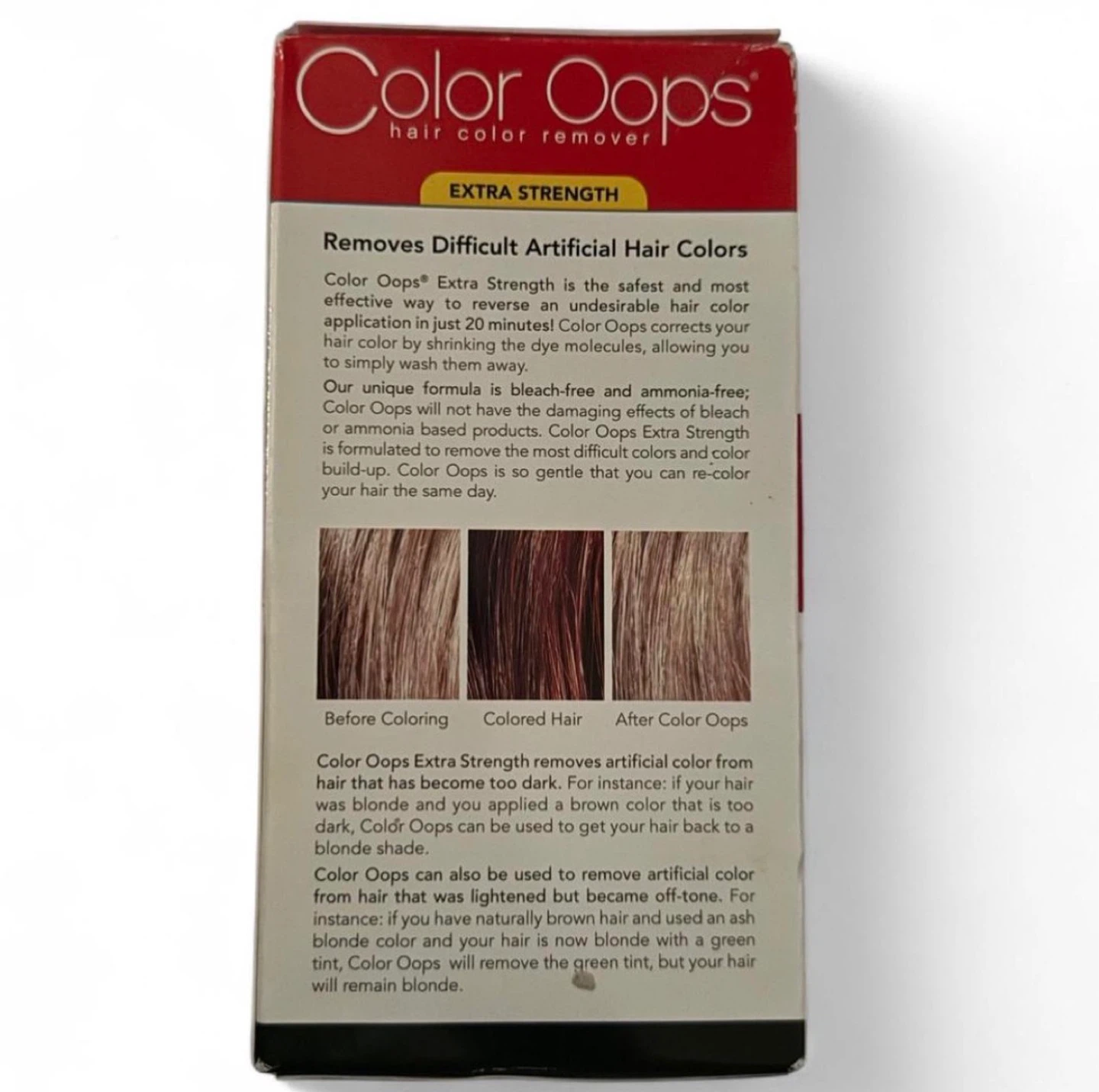 Color Oops Extra Strength Hair Color Remover - photo 4