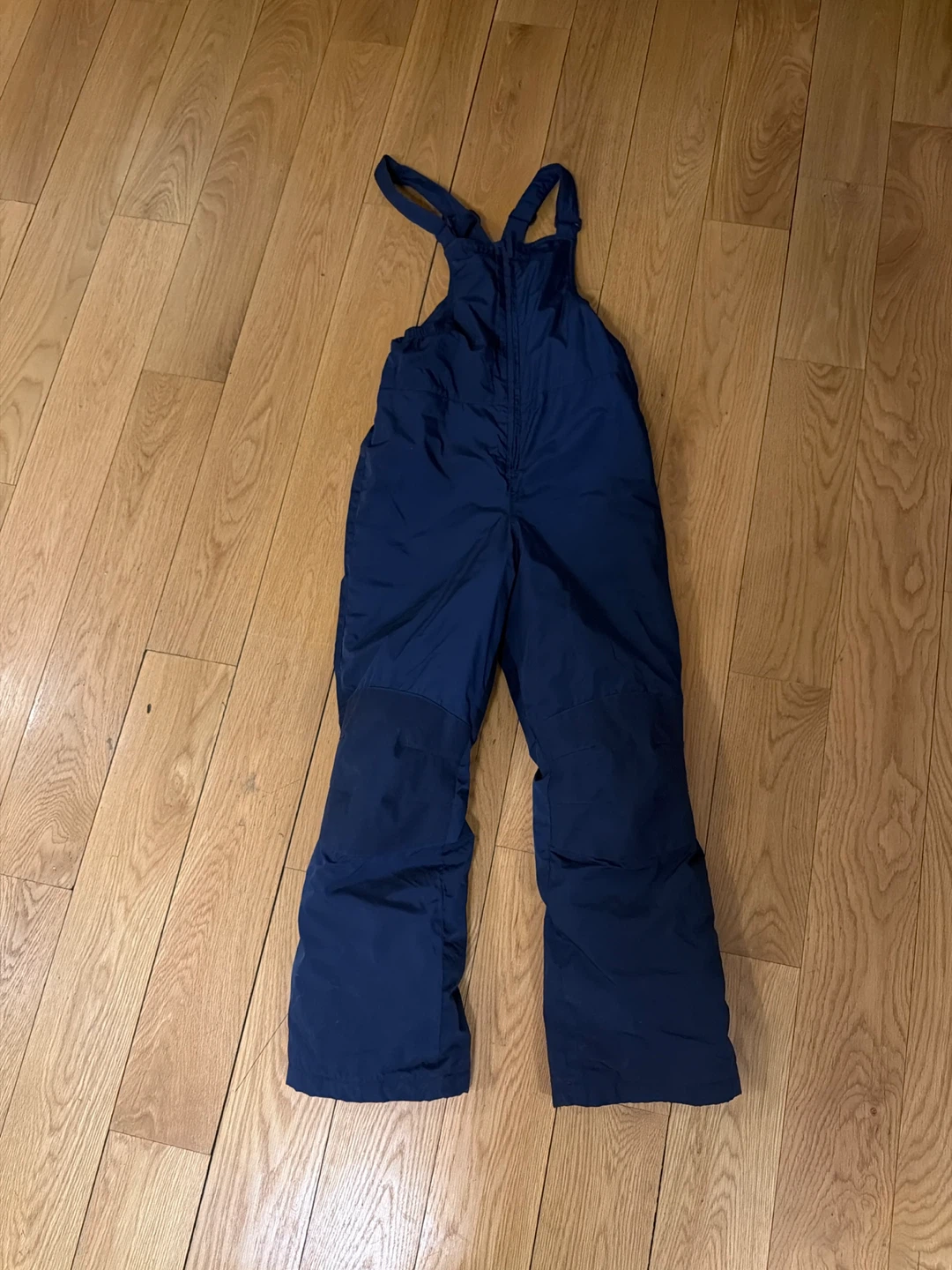 Lands' End Navy Blue Ski Overalls - Size L (10-12)
