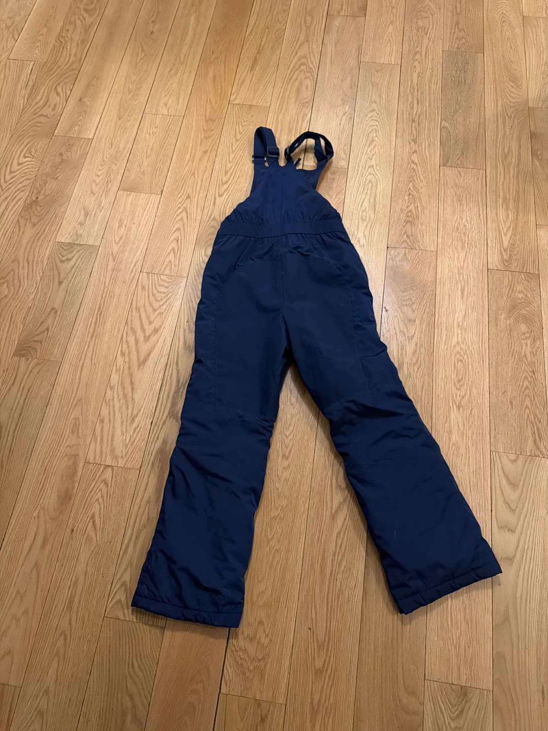 Lands' End Navy Blue Ski Overalls - Size L (10-12) - photo 3