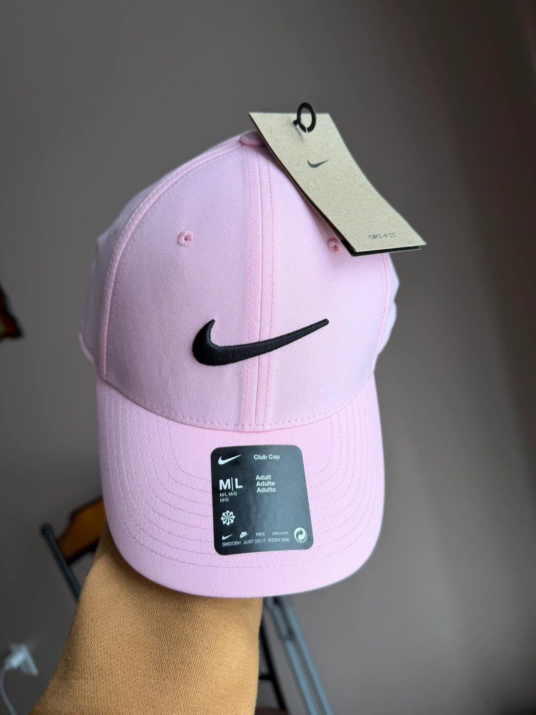 Nike Club Cap - Pink, Size M/L - photo 3
