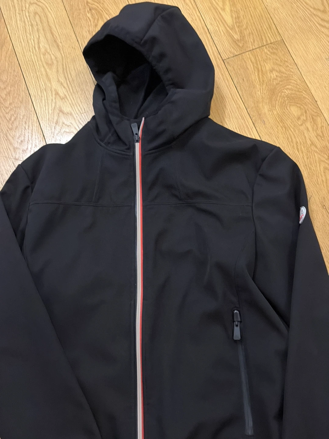 Chamonix Mont-Blanc Black Hooded Jacket Size M - photo 2
