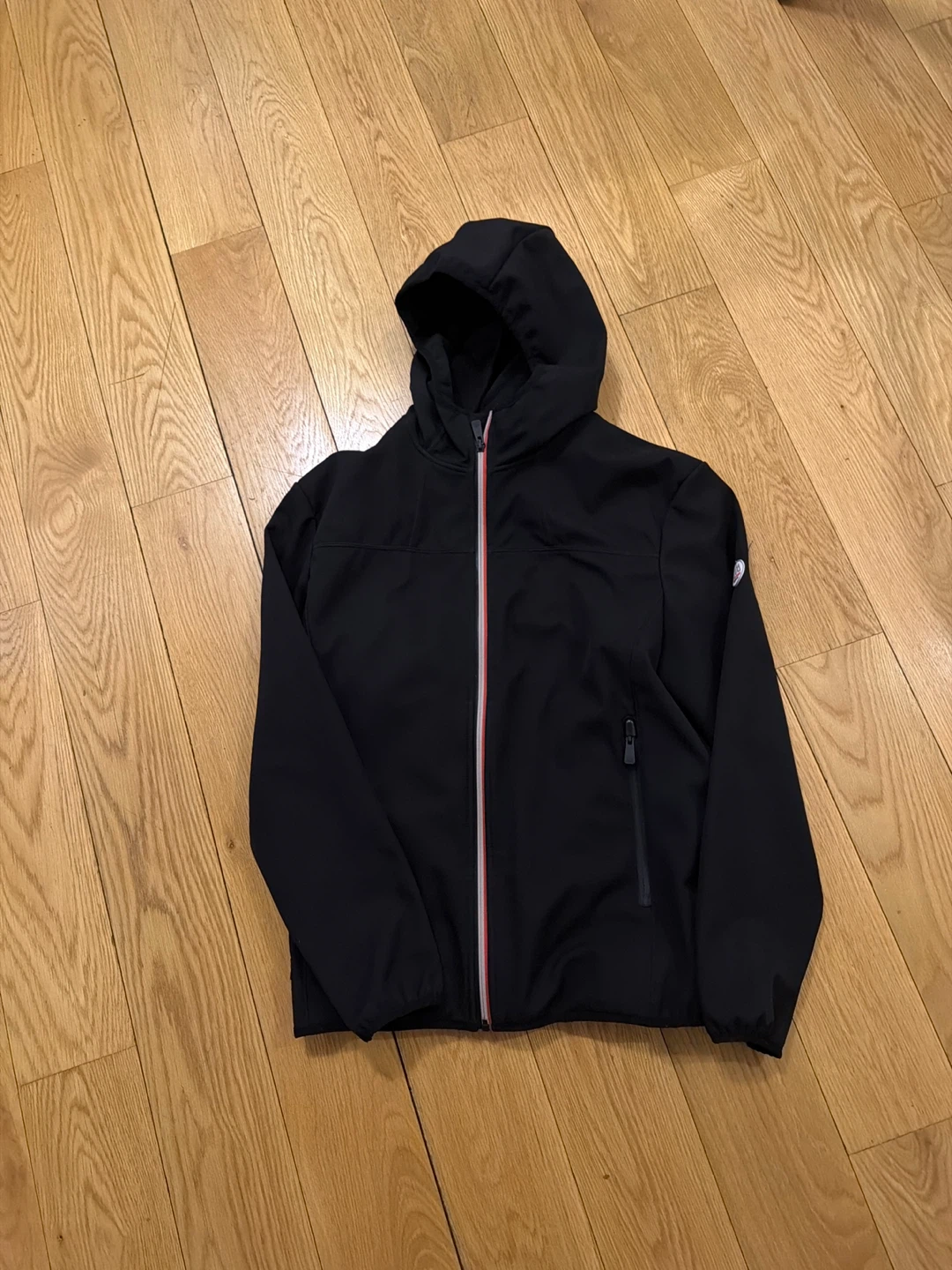 Chamonix Mont-Blanc Black Hooded Jacket Size M
