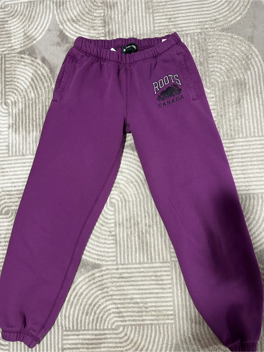 Roots Sweatpants - Purple - XS - photo 2