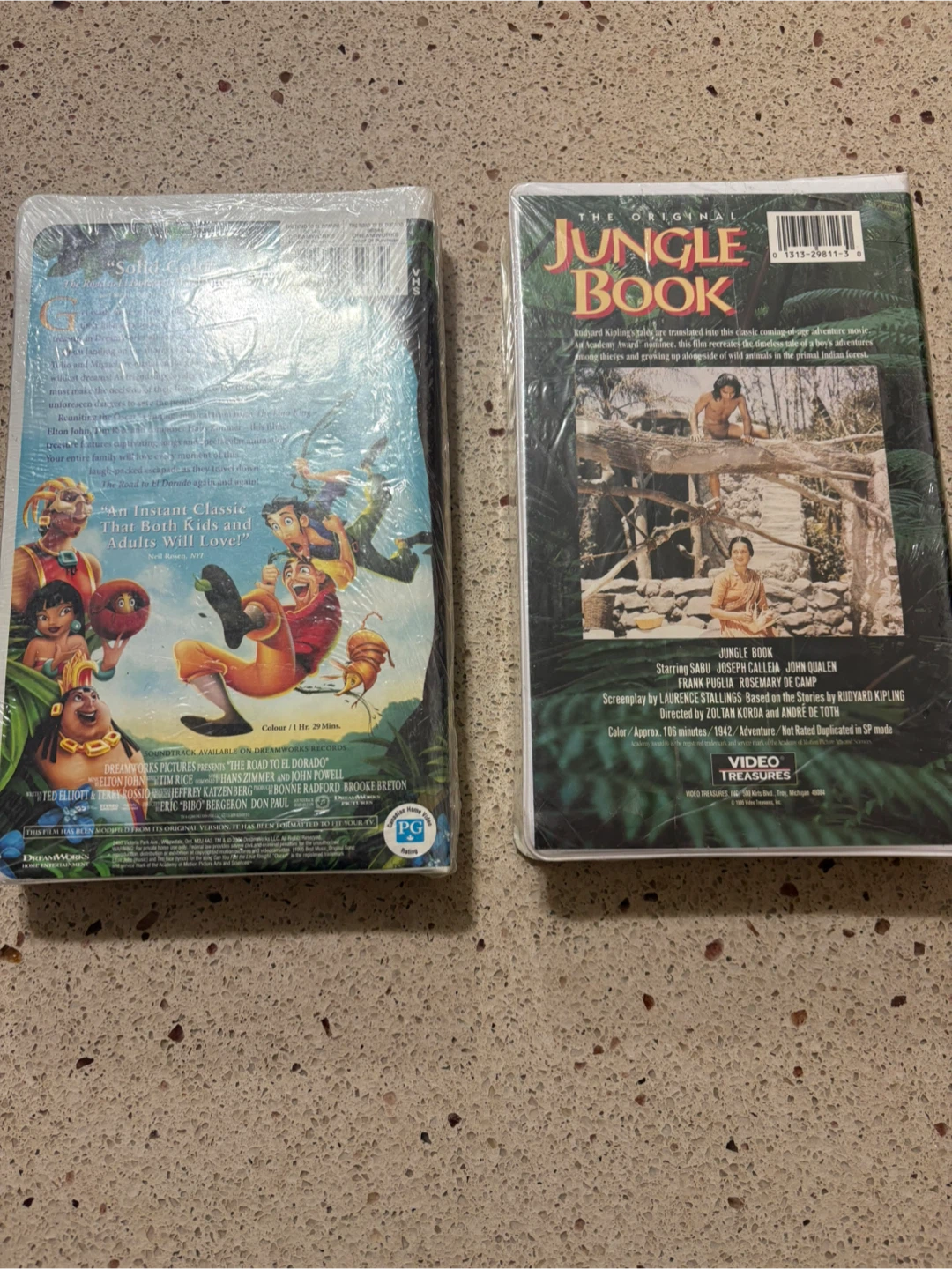 The Original Jungle Book & The Road to El Dorado VHS Tapes - photo 4