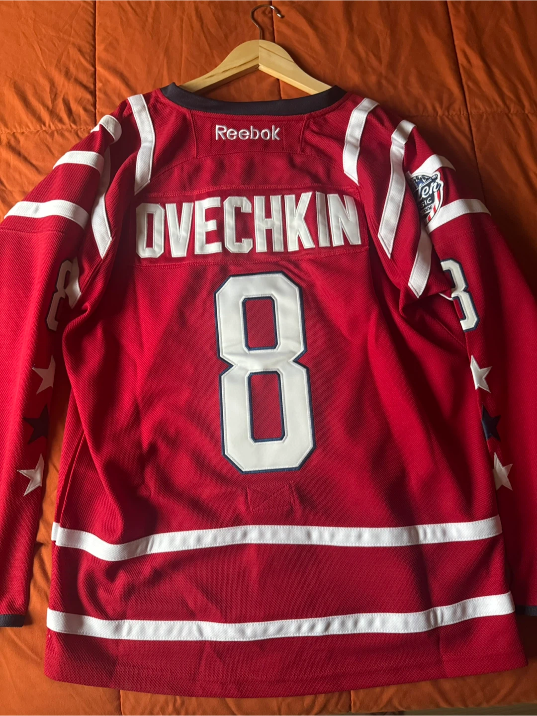 Washington Capitals Alex Ovechkin #8 Reebok Hockey Jersey - photo 2