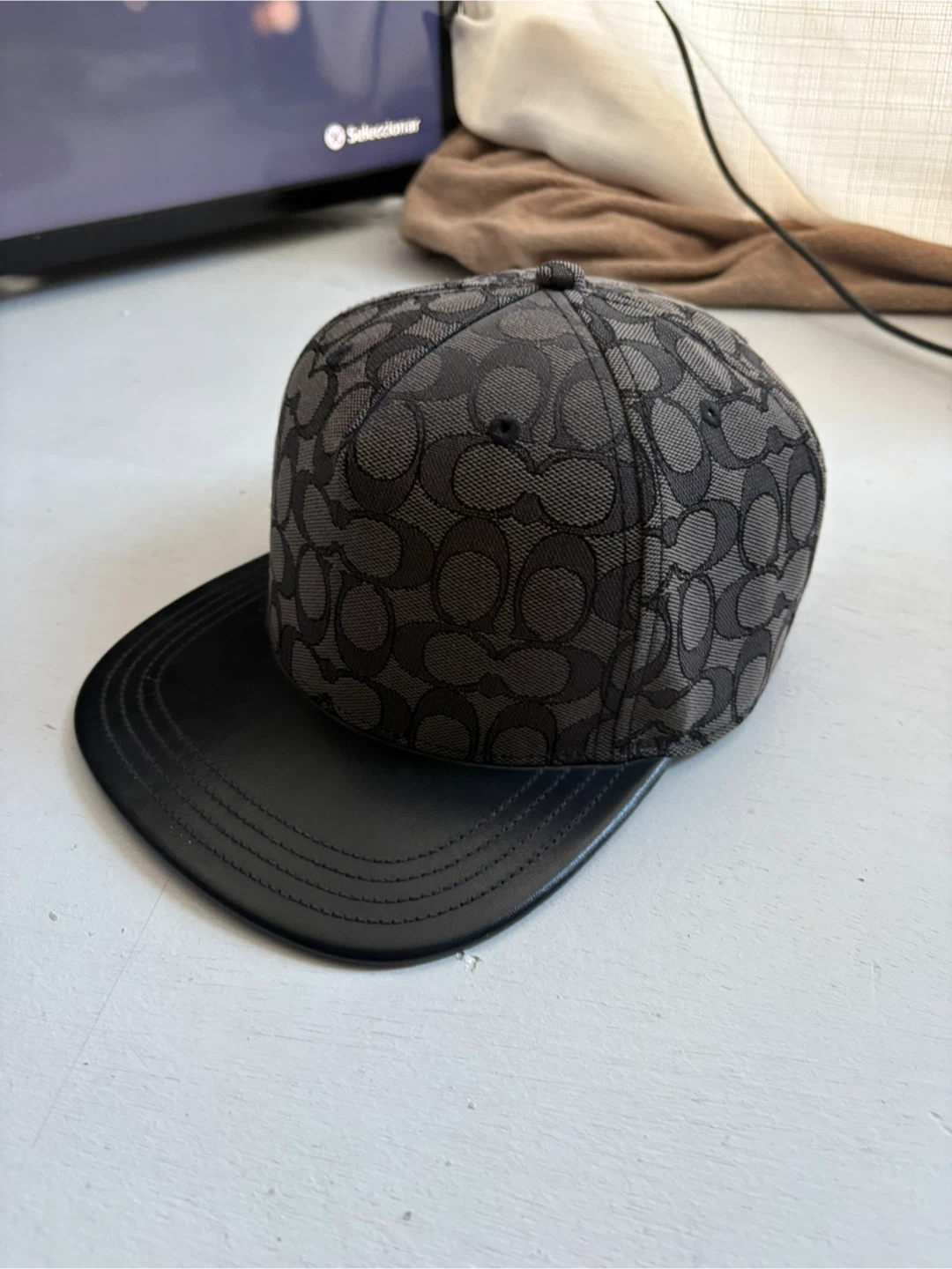 Coach Monogram Snapback Hat