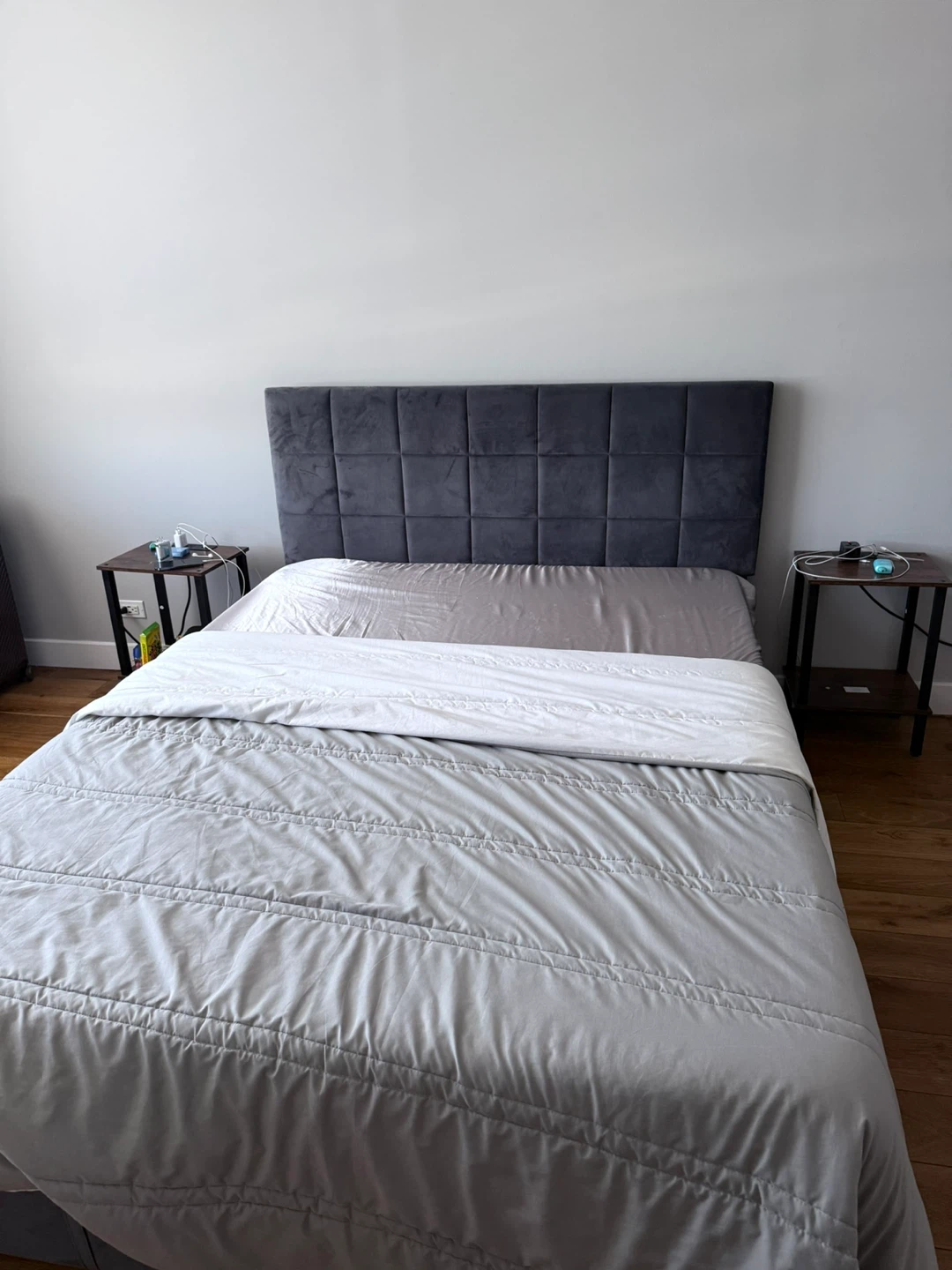 Full bedroom bundle - Queen Bed + mattress + dresser + shoe rack - photo 2