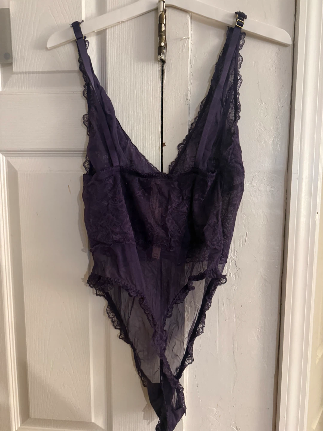 Victoria's Secret Lace Teddy Bodysuit - Purple - XXL - photo 2