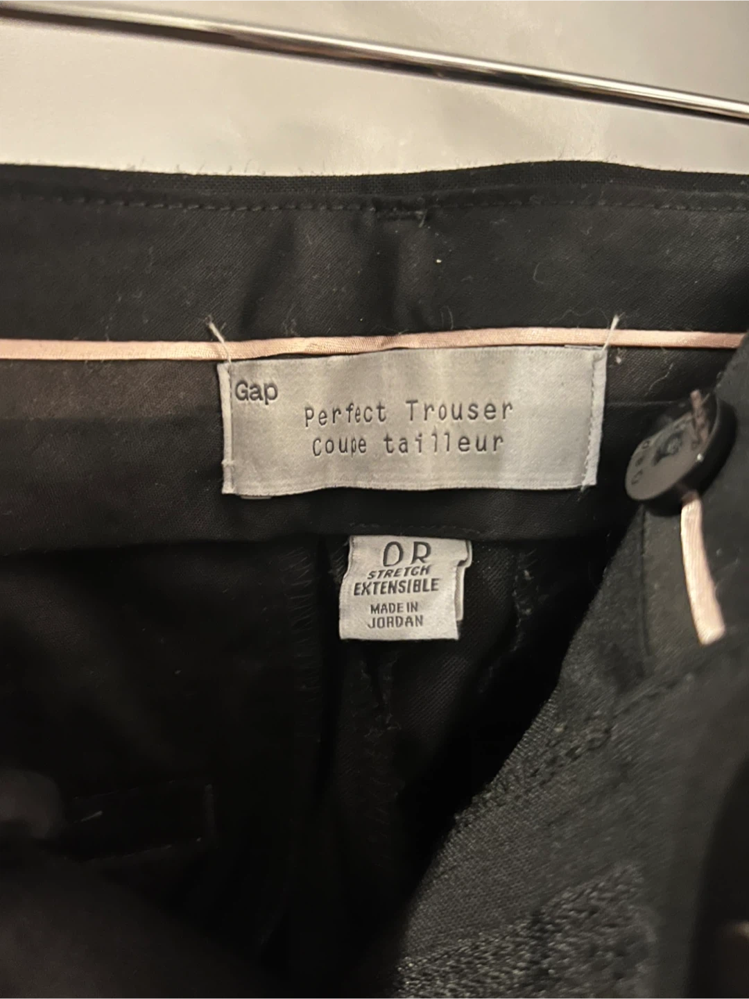 Gap Perfect Trouser women's black pants size 0R - photo 3