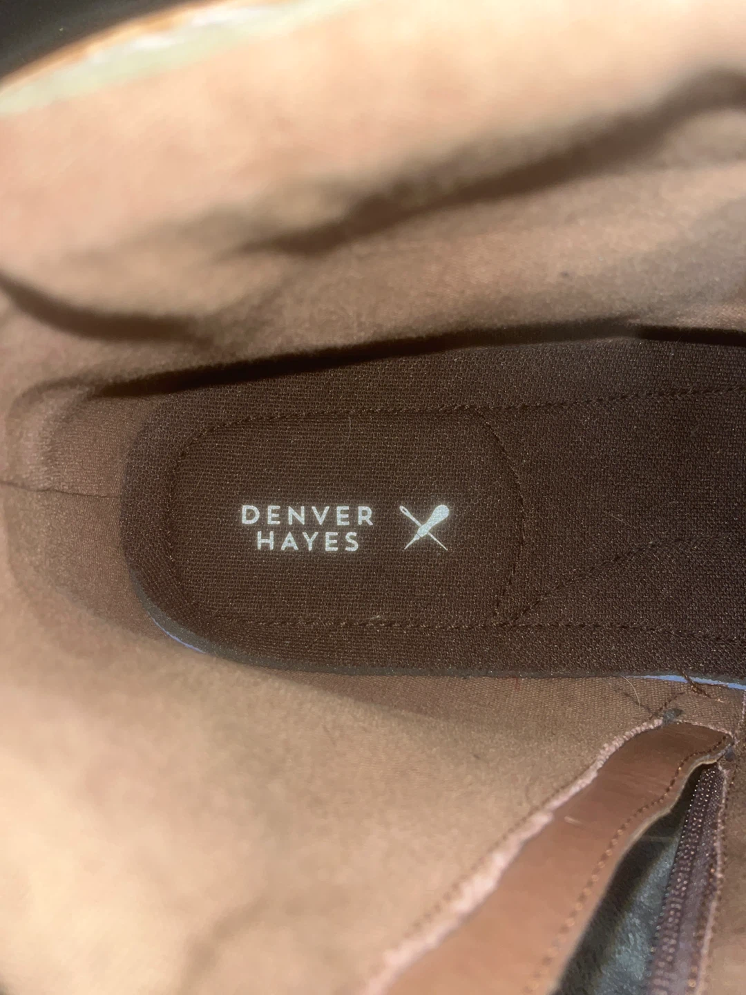 Denver Hayes Brown Leather Lace-up Boots - Size 13 - photo 2
