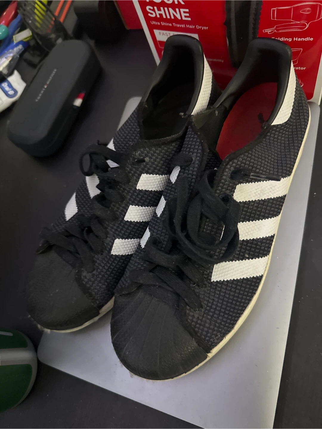 Adidas Superstar Shoes Black White