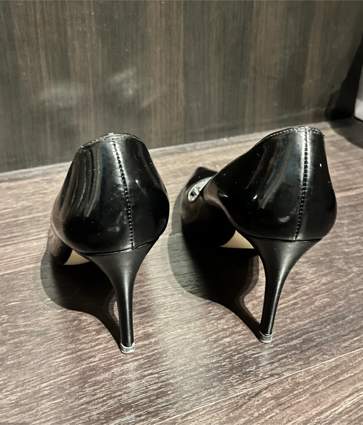 Browns Couture Black Patent Leather Pumps - Size 36.5 - photo 3