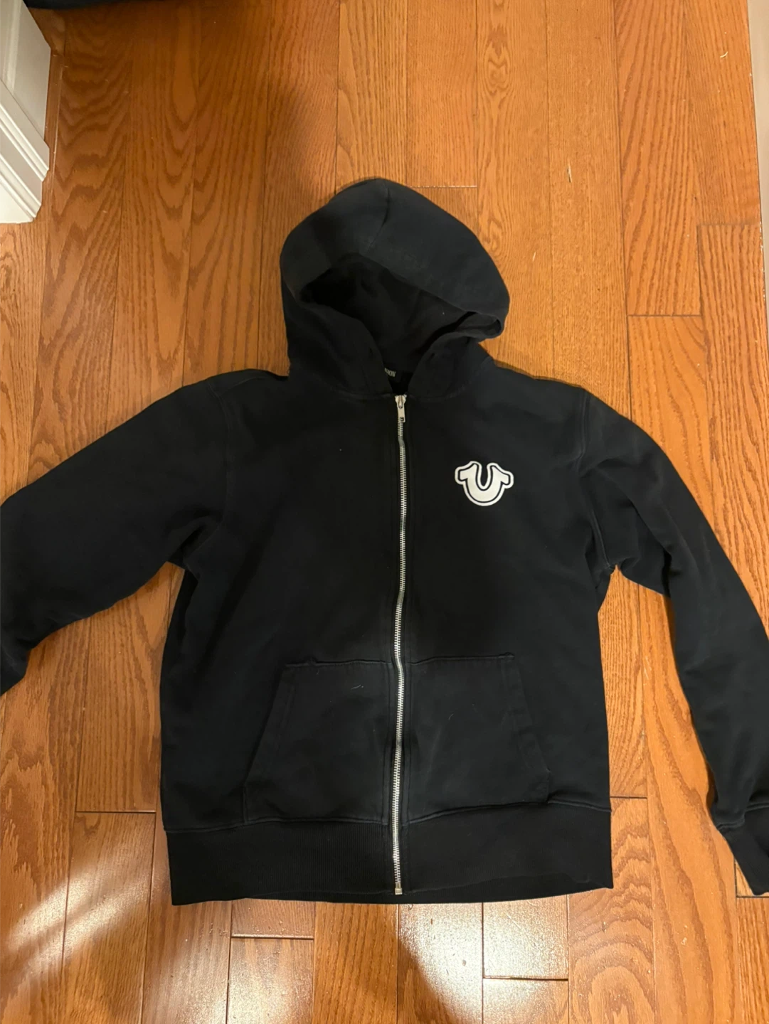 True Religion Black Zip-Up Hoodie - photo 3