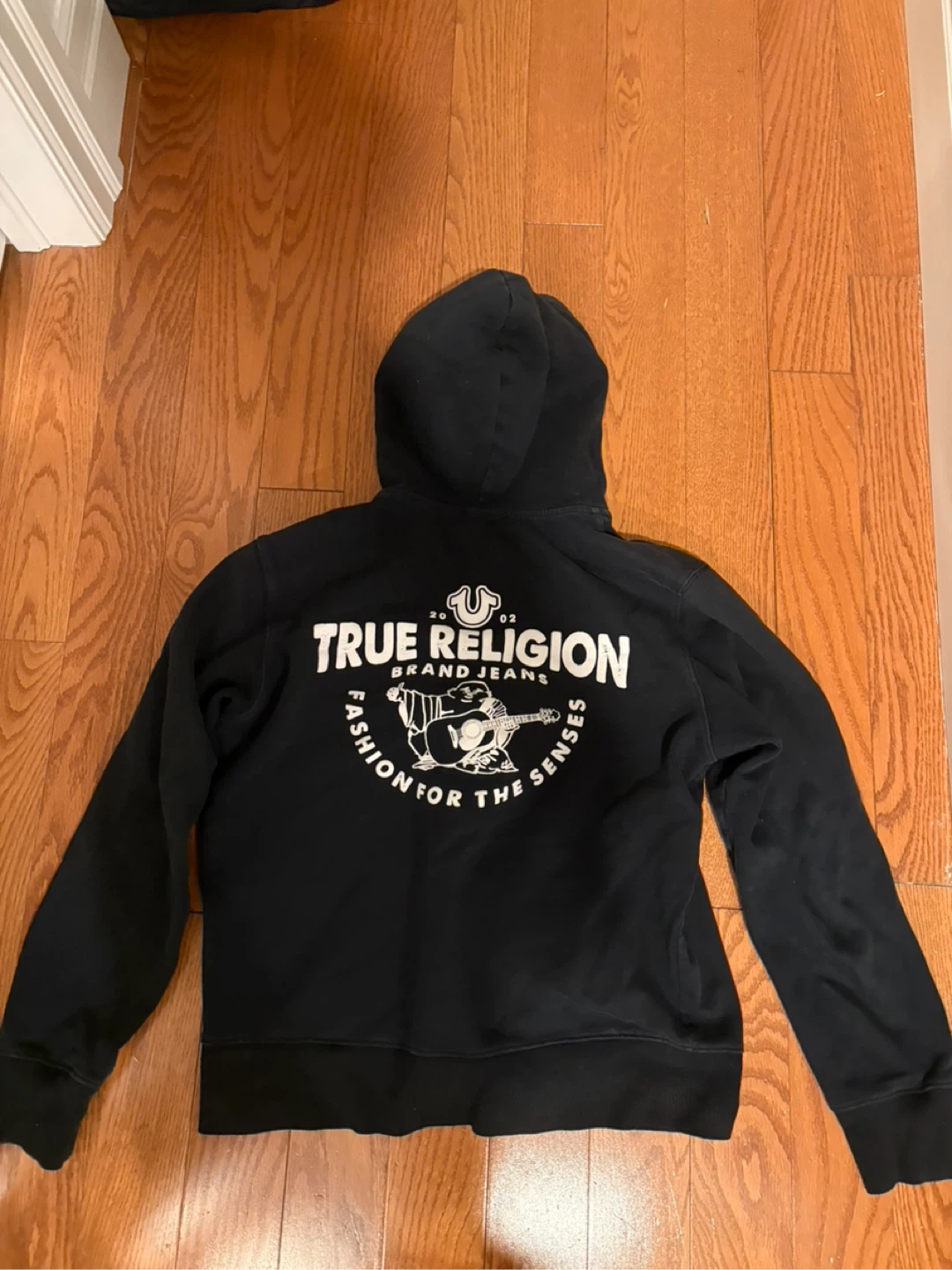True Religion Black Zip-Up Hoodie - photo 2