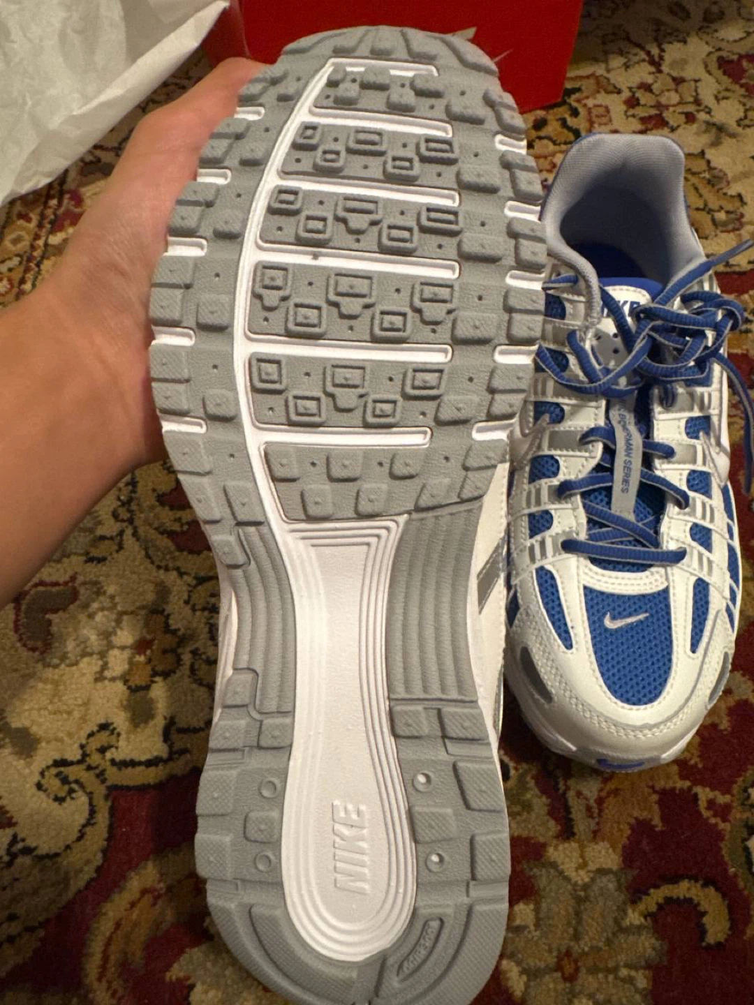 Nike P-6000 Sneakers White/Blue - photo 4