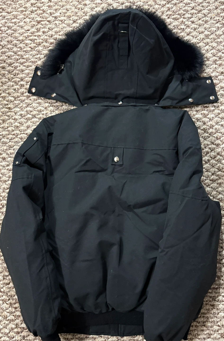 Moose knuckles ORIGINAL BALLISTIC SHEARLING TRIM BOMBER JACKET - photo 5