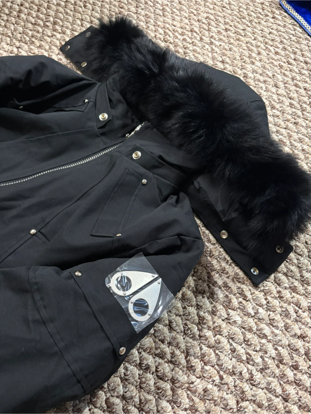 Moose knuckles ORIGINAL BALLISTIC SHEARLING TRIM BOMBER JACKET - photo 3