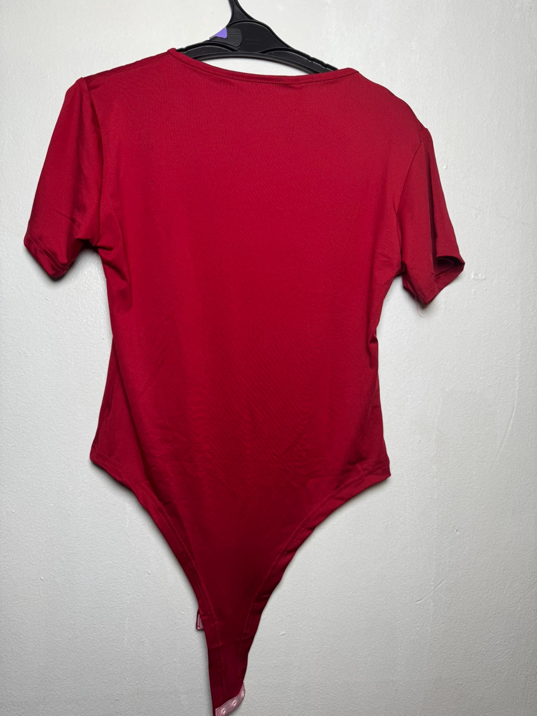 Red Short Sleeve Bodysuit - Size 3XL - photo 2