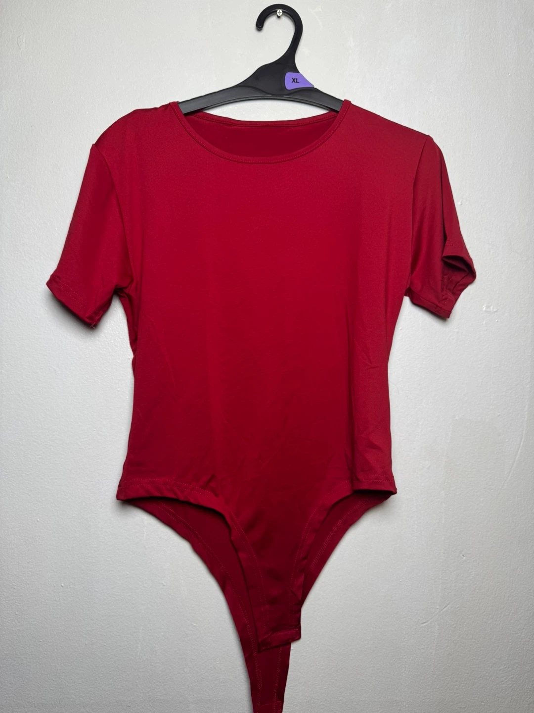 Red Short Sleeve Bodysuit - Size 3XL
