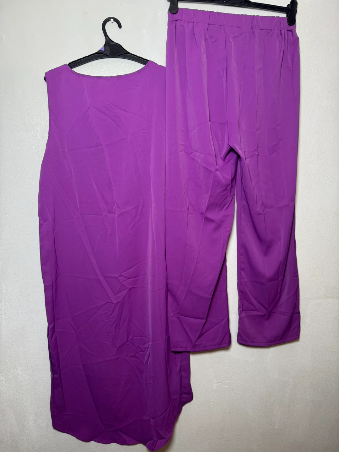 Frodio Purple Sleeveless Top and Pants Set - XXL - photo 3