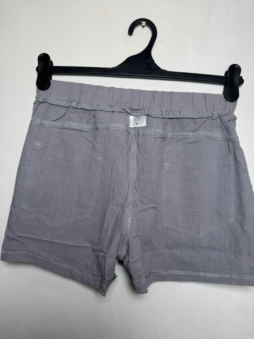 Gray Drawstring Shorts - Size M - photo 3