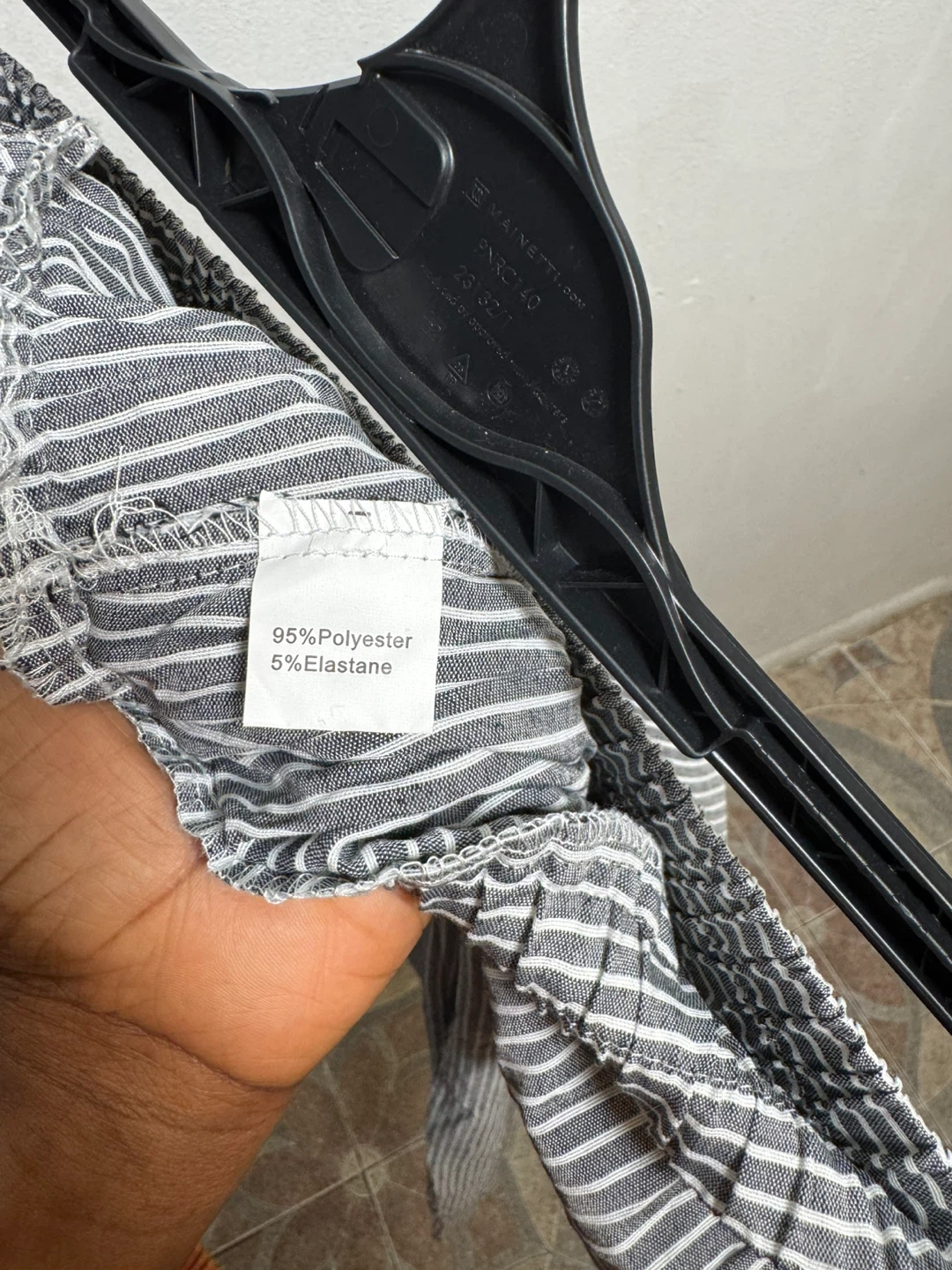 Striped Button-Side Pants - photo 2