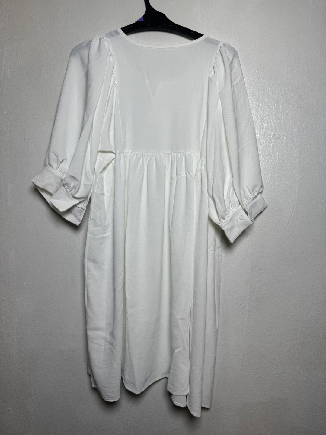 White Polyester Dress - Size S - photo 2