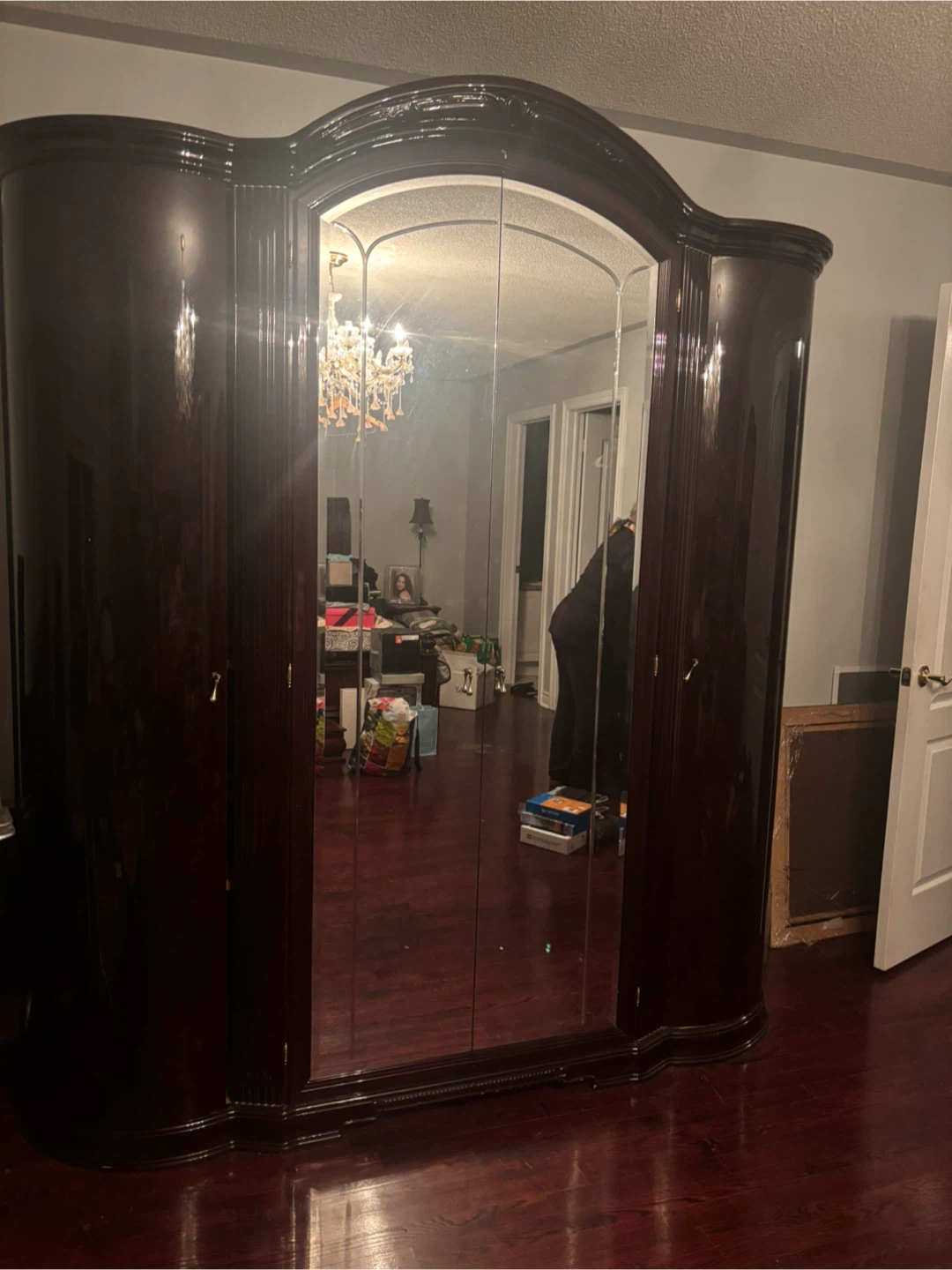 7 piece mahogany queen bedroom set