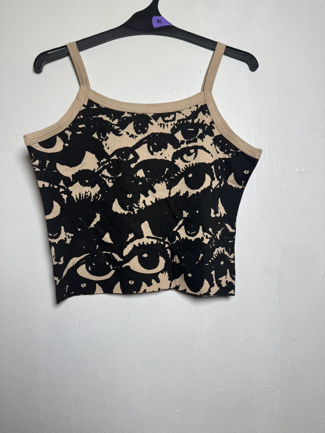 Crop Tank Top All Over Eye Print - photo 2