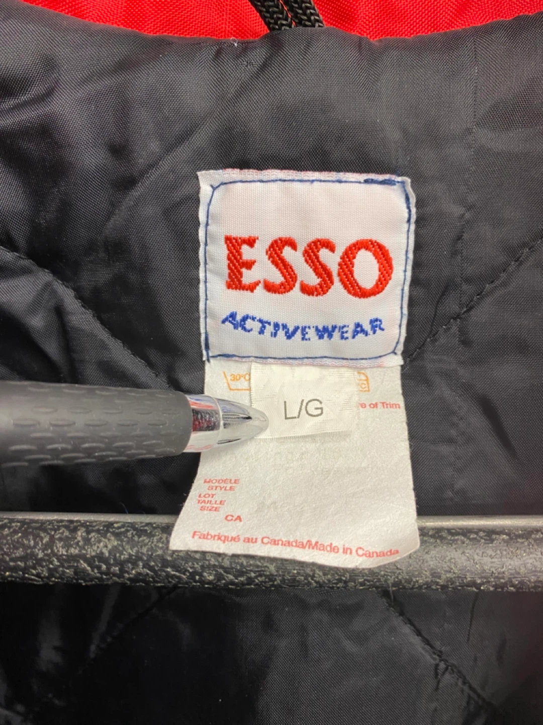 Vintage Rare Esso Gas Imperial Oil Fuel Company Jacket - L - photo 4