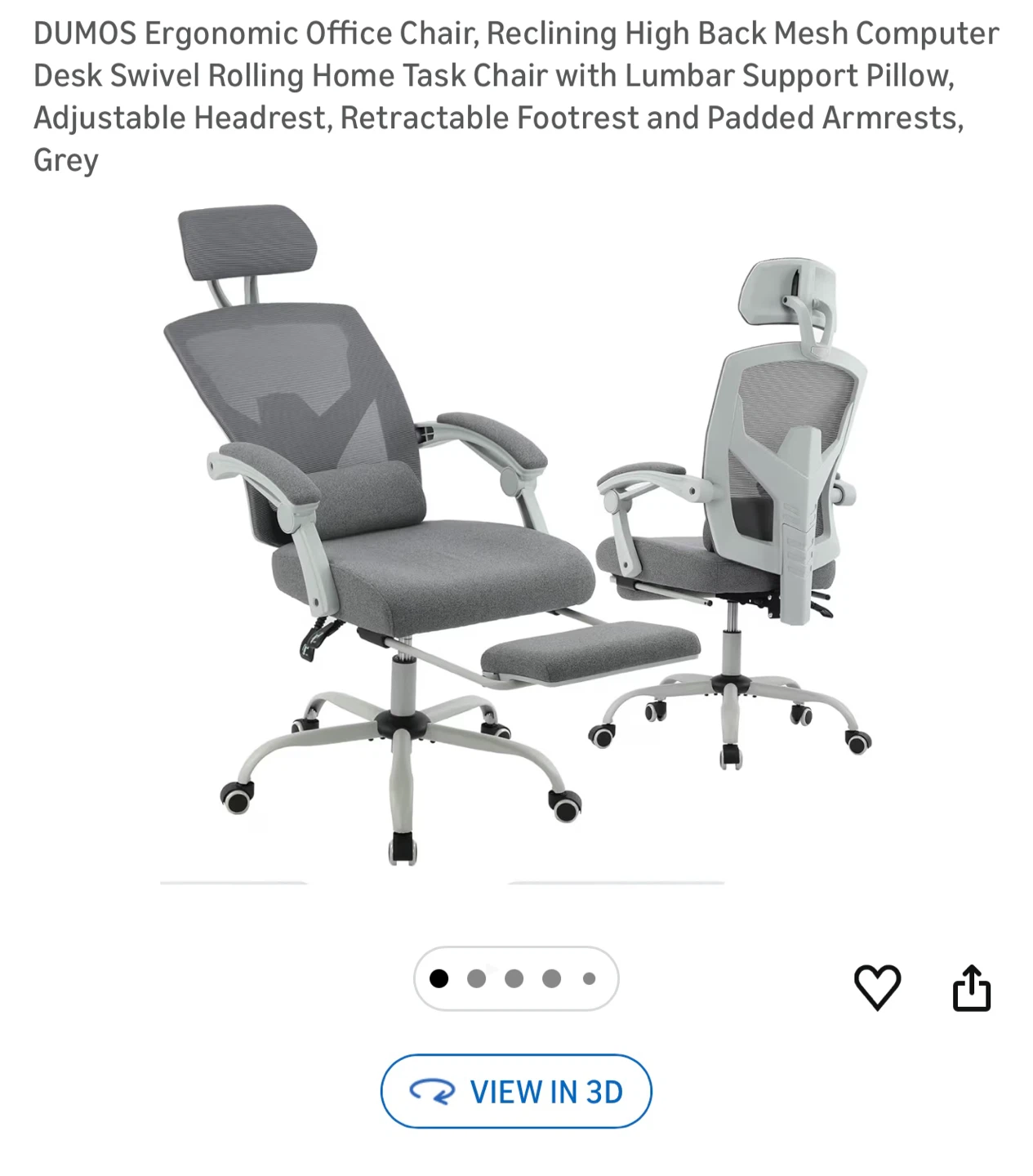 Ergonomic Office Chair with Headrest - photo 4