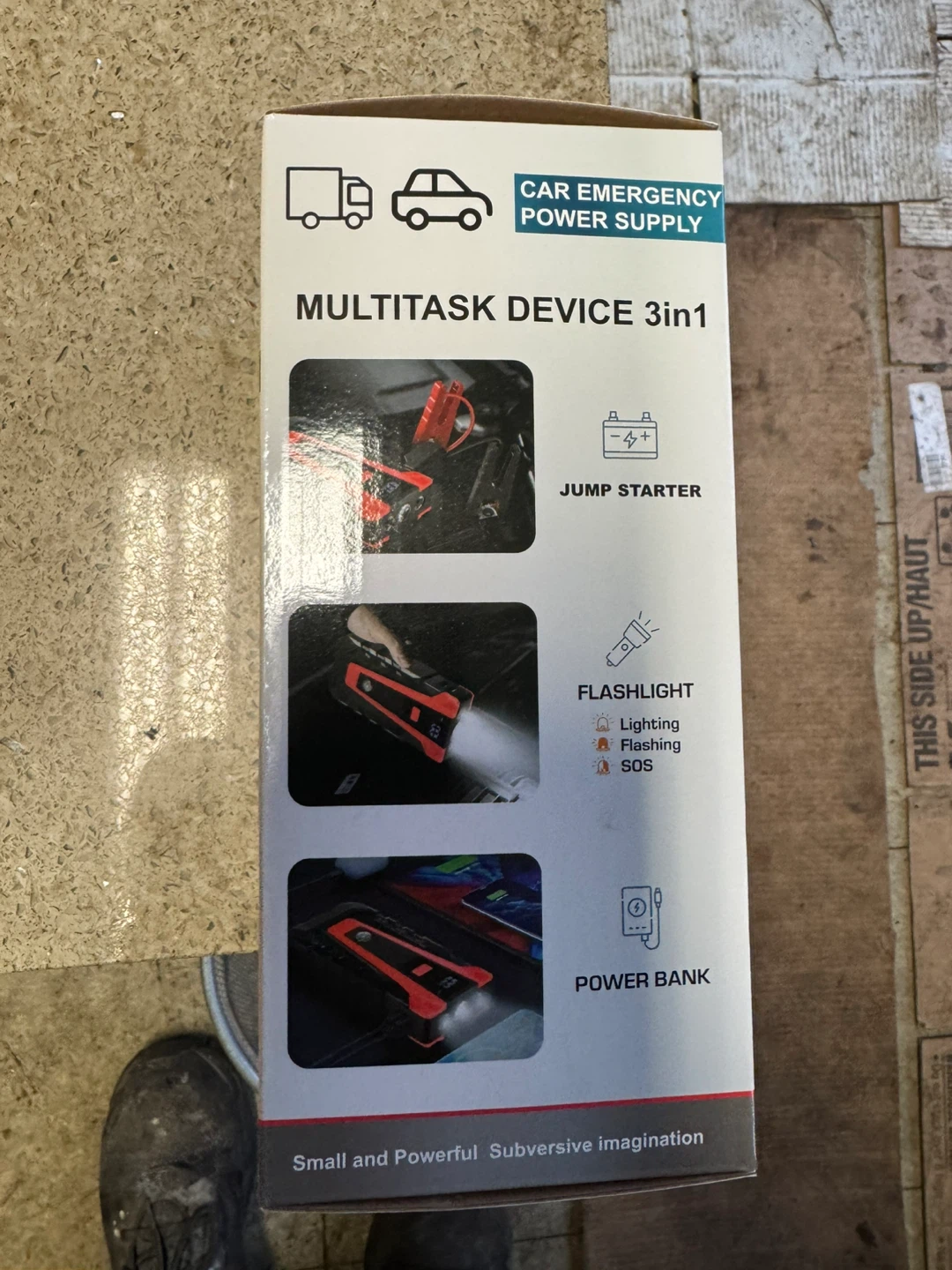 3-in-1 Car Jump Starter Power Bank Flashlight - photo 3