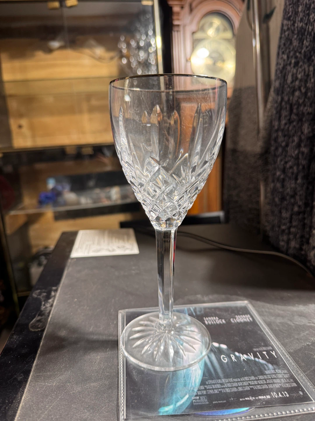 Crystal Cut Wine Glass