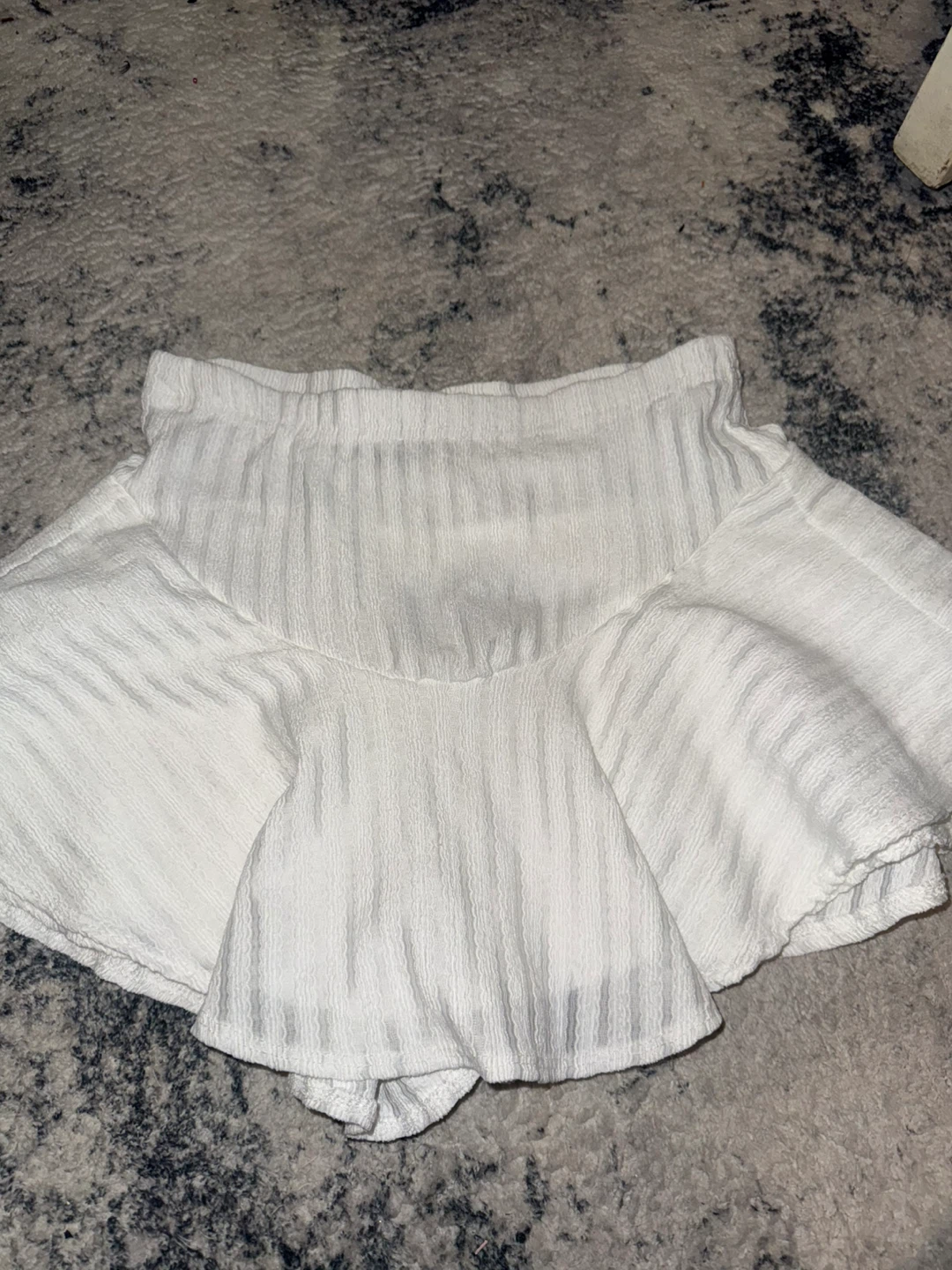 SHEIN White Textured Skirt - Size XS - photo 2