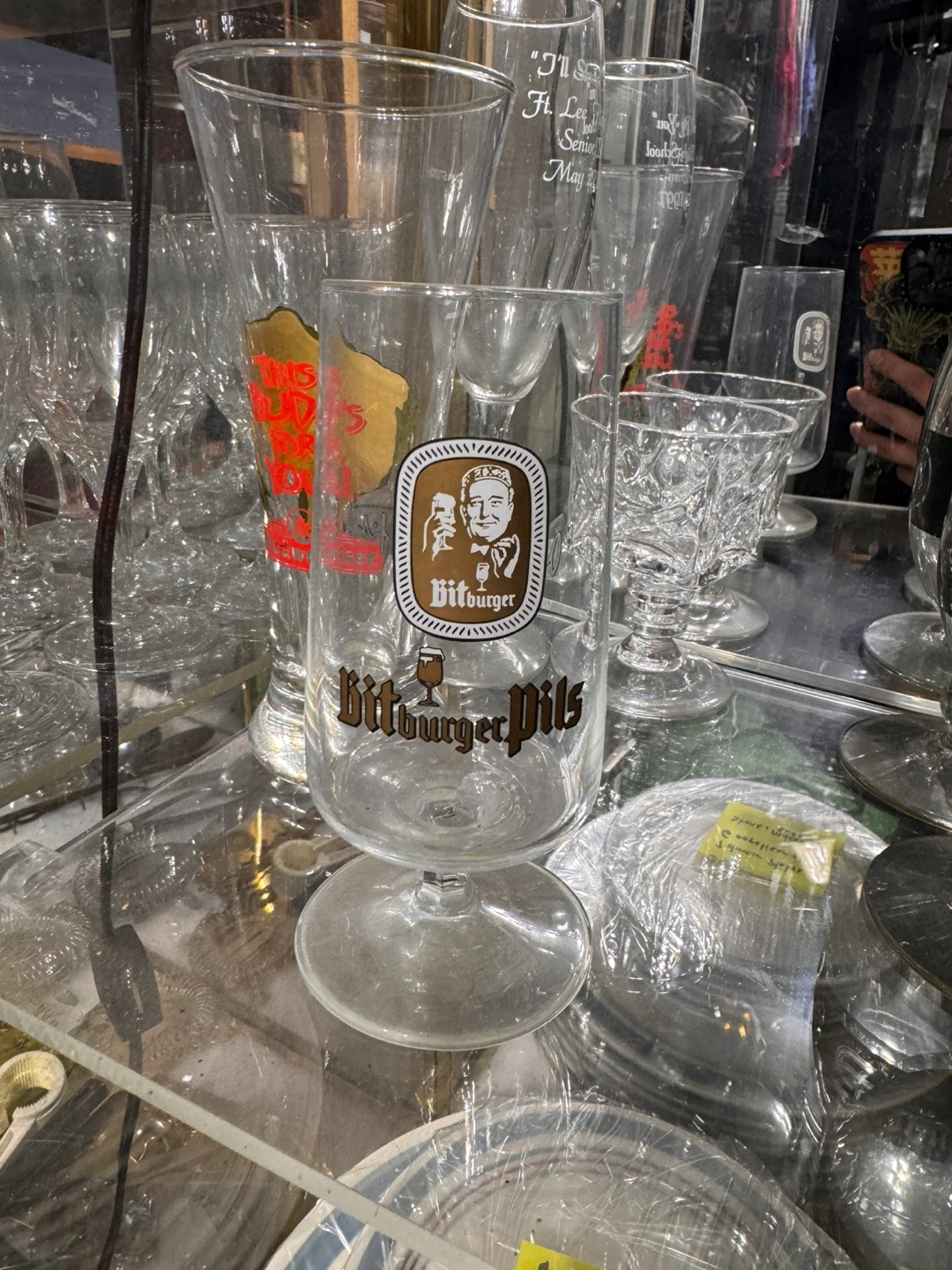 Bitburger Pils Beer Glass