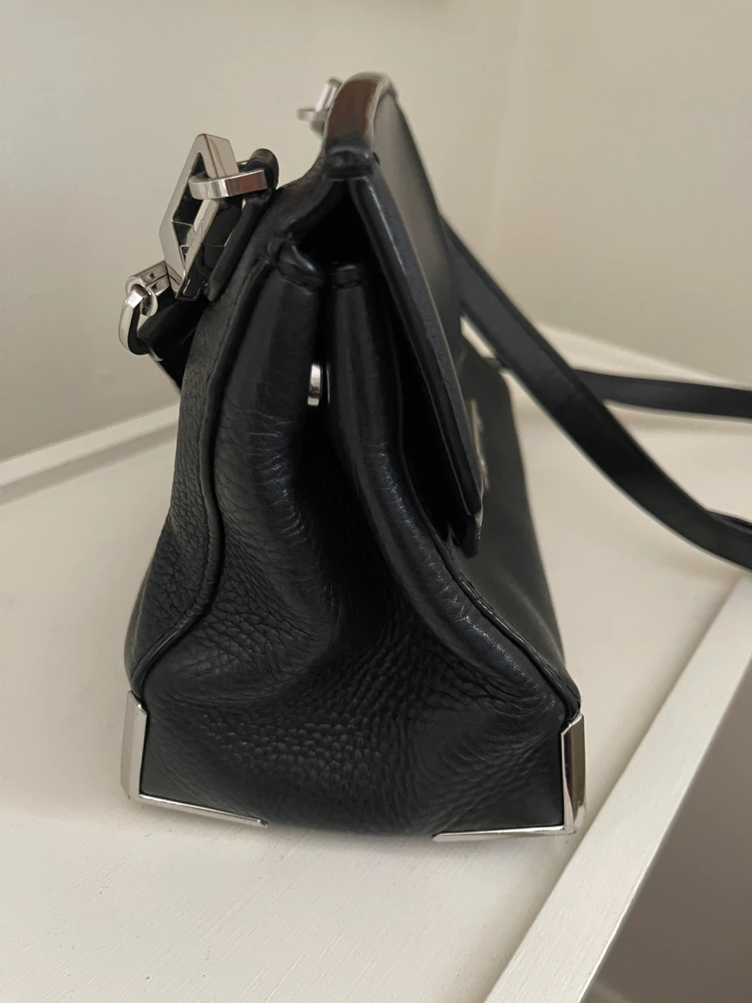 ALEXANDER WANG Marion Prisma Black Leather Bag - photo 4