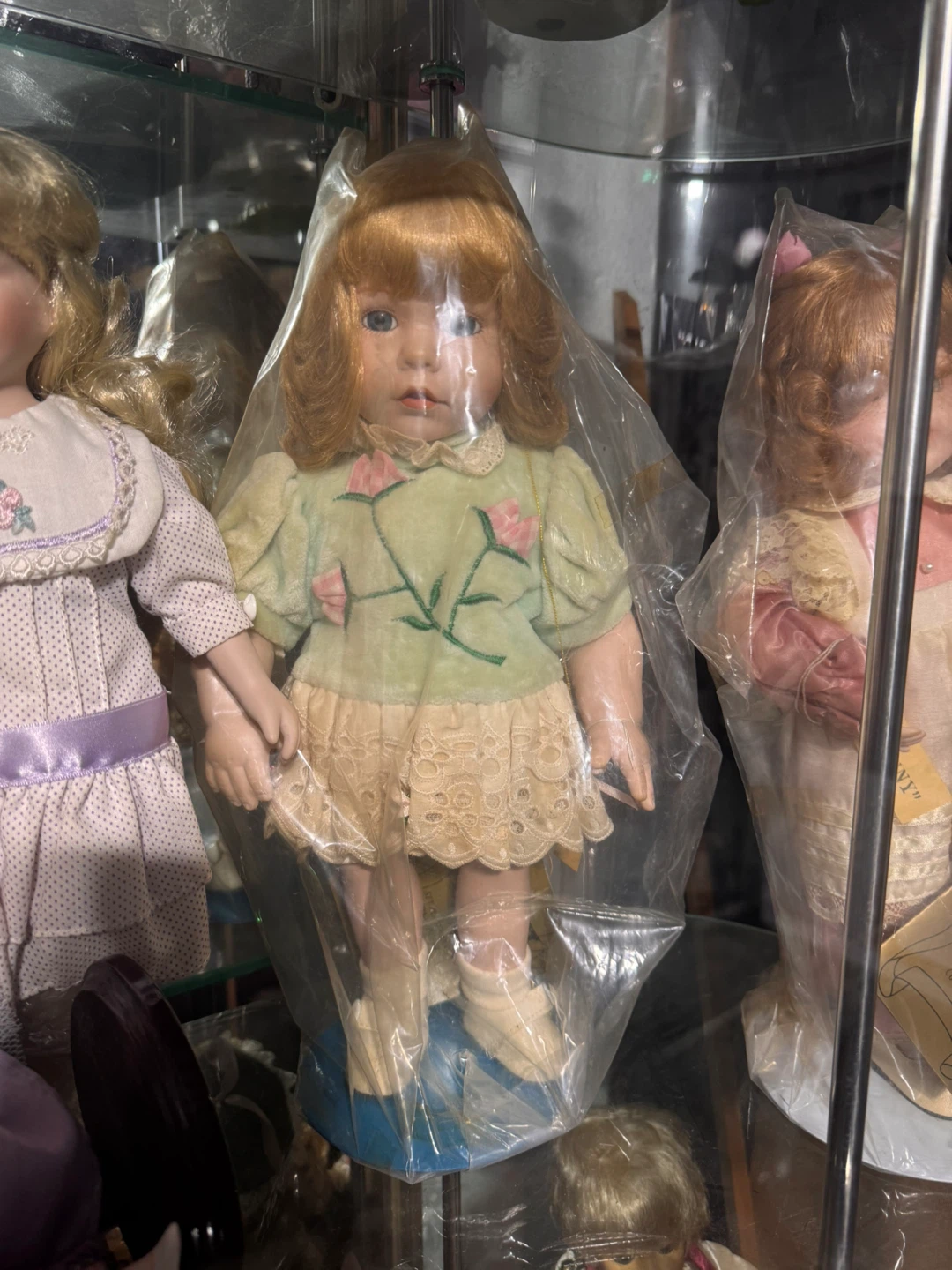 Collectible Doll in Victorian-Style Dress