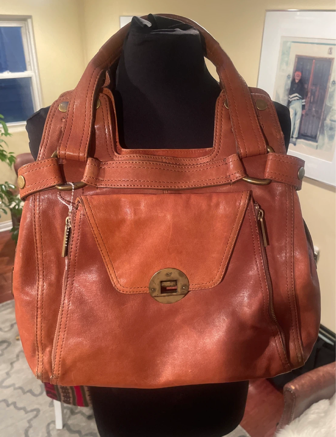 Kooba Leather Satchel Handbag