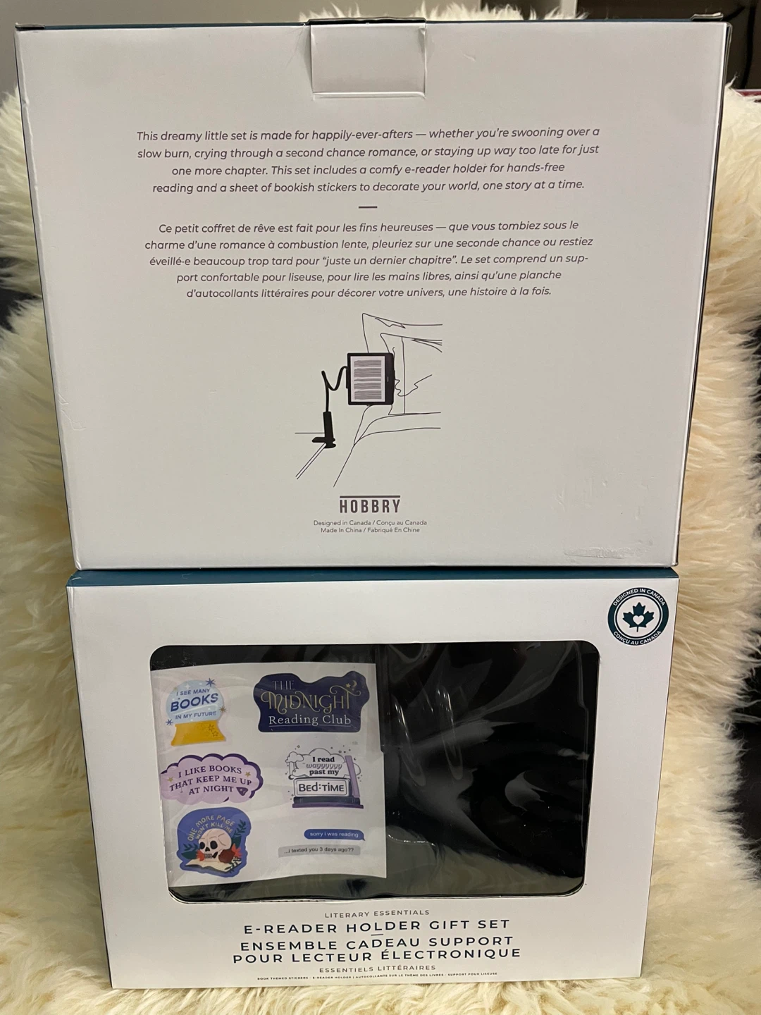 E-reader holder gift set