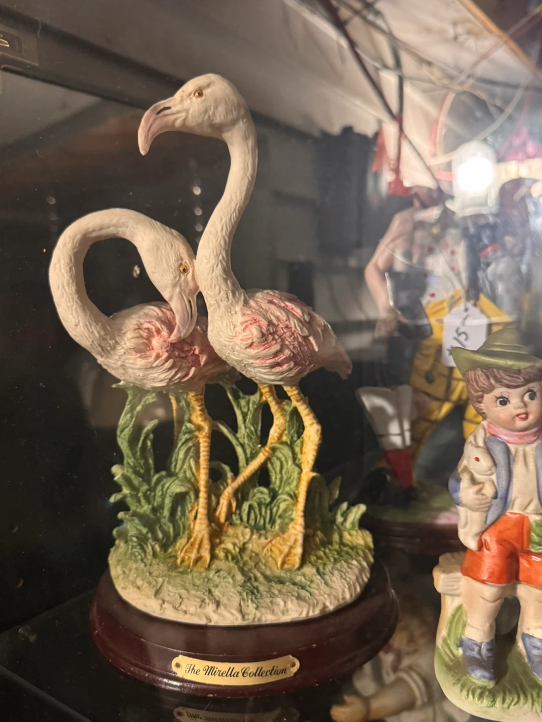 The Mirella Collection Two Flamingo Figurine