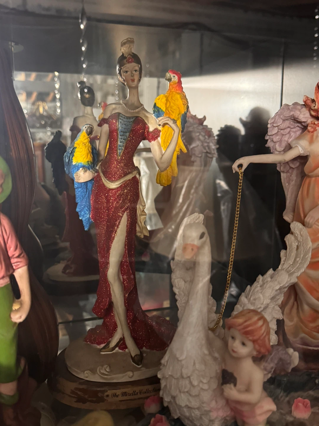 The Mirella Collection Figurine - Lady with Parrots