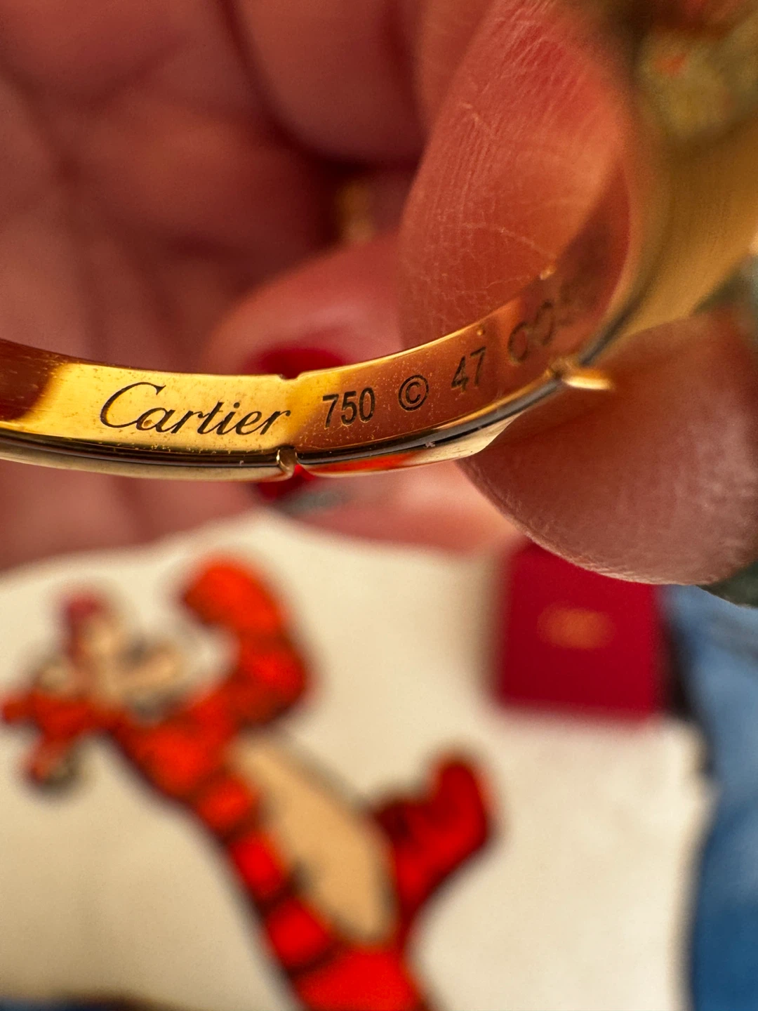 Cartier 750 Gold Diamond Band Ring - photo 5