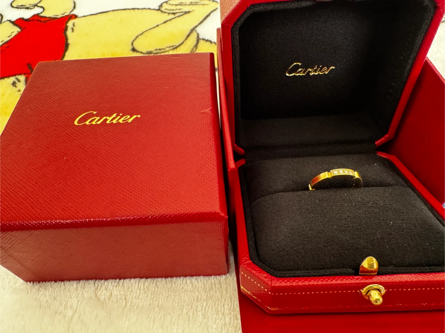 Cartier 750 Gold Diamond Band Ring - photo 2