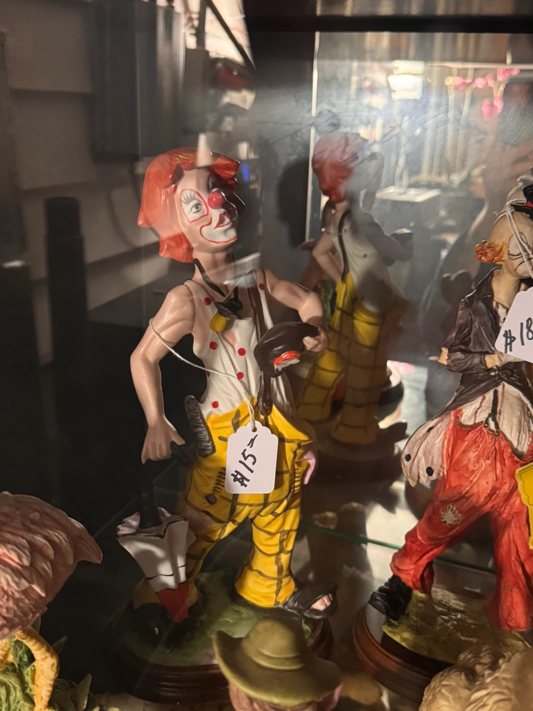 Clown Figurine with Umbrella