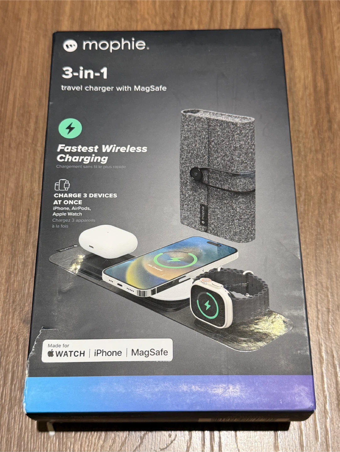 Mophie 3-in-1 Travel Charger with MagSafe